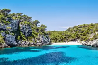 Cala Macarelleta is one of Menorca's most famed beaches, and you can see why