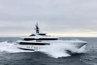 LUSINE carves up the North Sea during sea trials