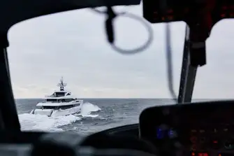 Rigorous sea trials make sure the yacht performs to or above expectations on a whole range of metrics