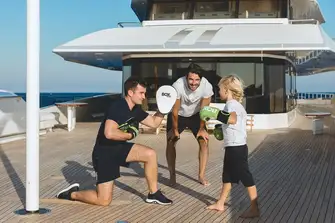 Children love yachting because there's so much to do, there's never a dull moment