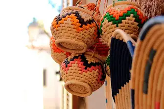 Basket weaving is an age-old tradition in this part of Sardinia