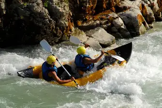 Sections of the river are perfect for white-water rafting