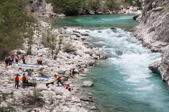 Sections of the river are perfect for white-water rafting