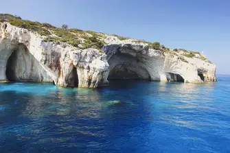 The Blue Caves of Zakynthos