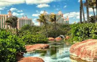 Atlantis, on Nassau's Paradise Island, is where you'll find spas, restaurants, casinos and nightclubs