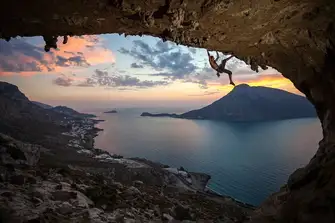 Test your climbing skills on the cliffs and coves of Kalymnos