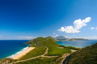 Views from coast to coast in St Kitts and Nevis