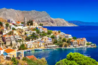 The Dodecanese island of Symi is within cruising distance of Turkey