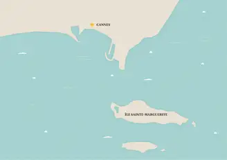 The Îles de Lérins lie just south of Cannes