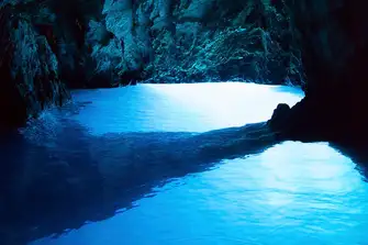 The stunning Blue Caves of Biševo