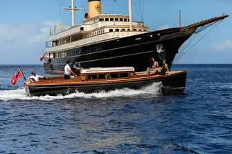NERO 90.1m (295.6ft) 12 guests in 6 cabins, rates from EUR 497,000 per week 