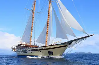 The yacht LAMIMA