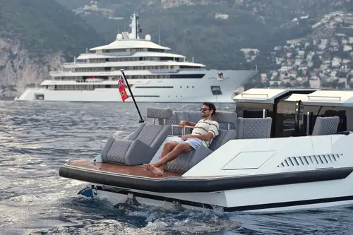 RENAISSANCE and her 13m enclosed limousine tender