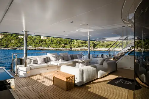 Main deck aft exterior lounge