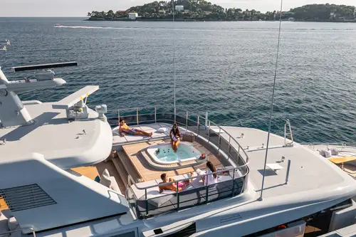 Cruising aerial view