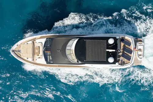 Cruising aerial view