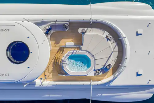 Sun deck aerial view