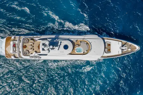 Aerial view cruising